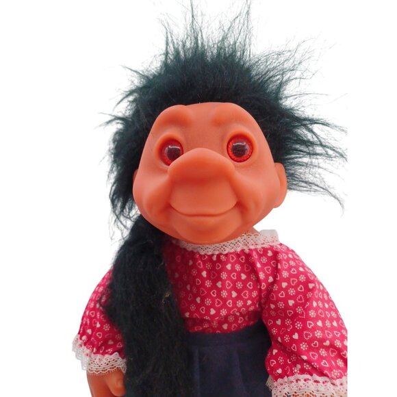 Extremely Rare Large 15" 1984 Nettie Tico Troll Doll All Original Dam Trolls - Picture 10 of 11